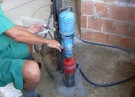Furos na laje para tubulações hidro-sanitárias