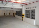 Quadros de medição e pintura nas garagens